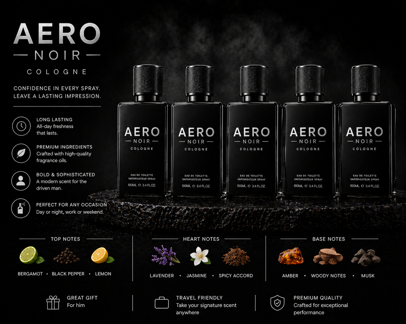 AERO Cologne - 5 Pack
