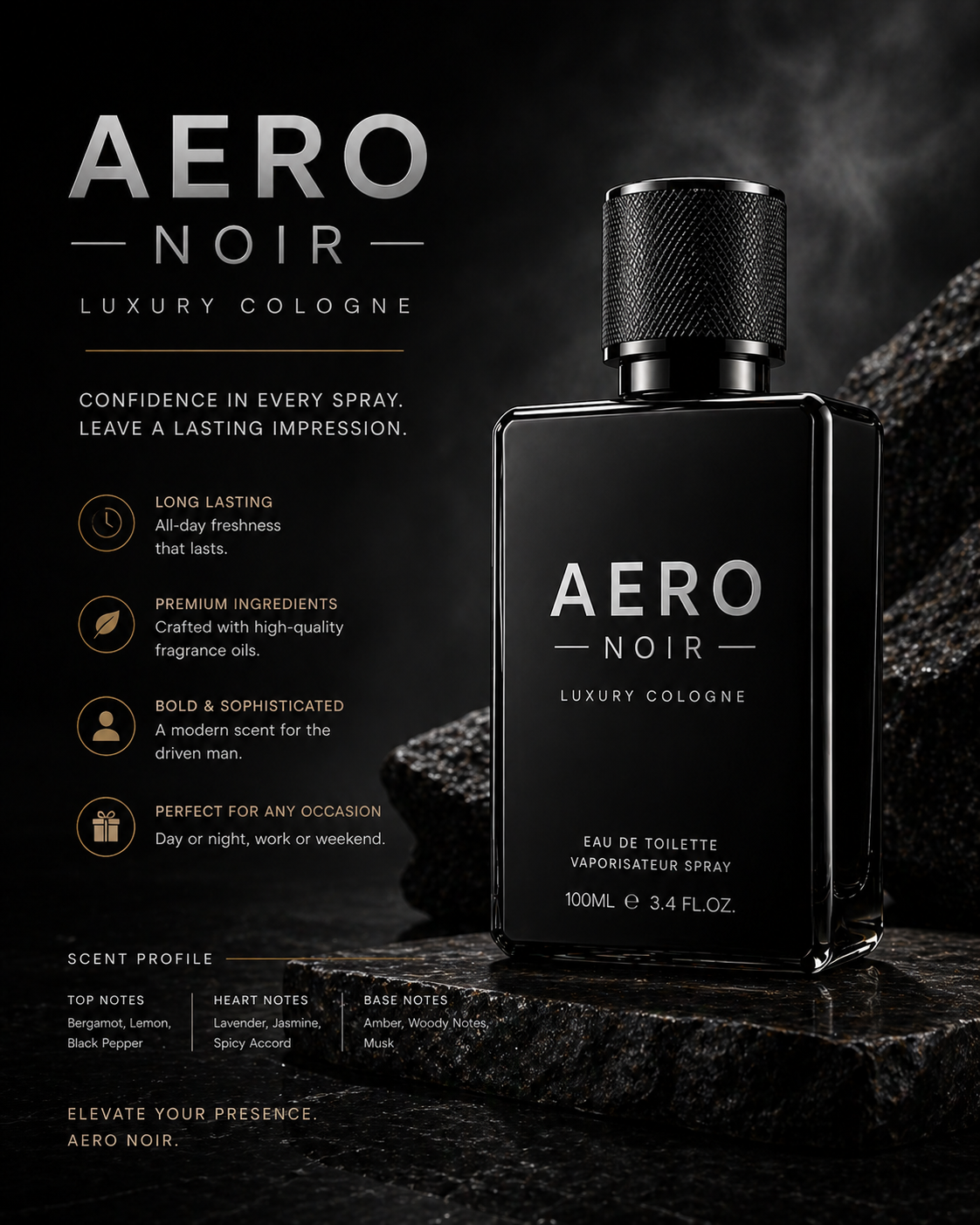 AERO Luxury Cologne - 1 Pack